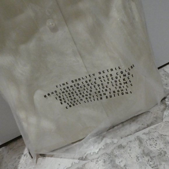 NWT Enro Ultra Poplin Dress Shirt - Picture 4 of 4